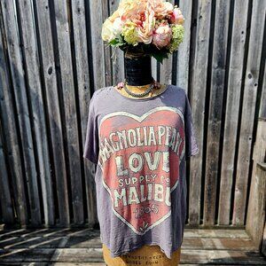 Magnolia Pearl Love Supply Co. Malibu Tee T Shirt Ozzy Heart 1865